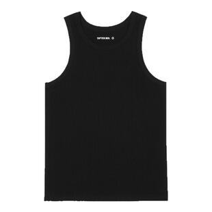 TOPTIER BRO 310g弹力螺纹修身背心男士夏季运动健身无袖打底T恤