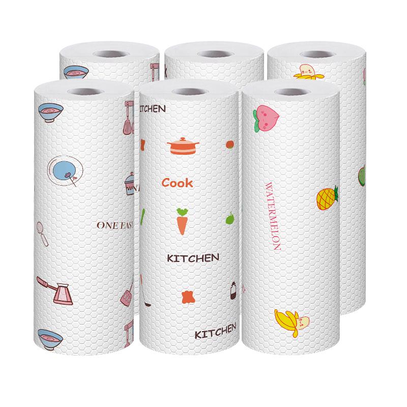 懒人抹布干湿两用家用清洁厨房用纸专用一次性洗碗布吸水不易沾油