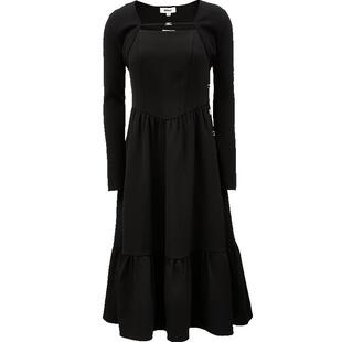 【ONLY奥莱】春季新款气质针织套装长袖荷叶裙显瘦连衣裙女