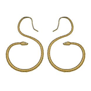 CHILLGOAT灵蛇系列4原创设计2024新款小众大耳圈耳环女高级感耳饰