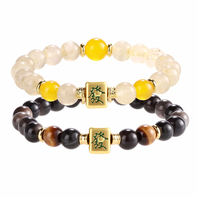 同杠同发情侣麻将手串百搭国潮