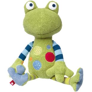 sigikid可爱小青蛙玩偶毛绒玩具时尚儿童男女孩陪伴公仔生日礼物