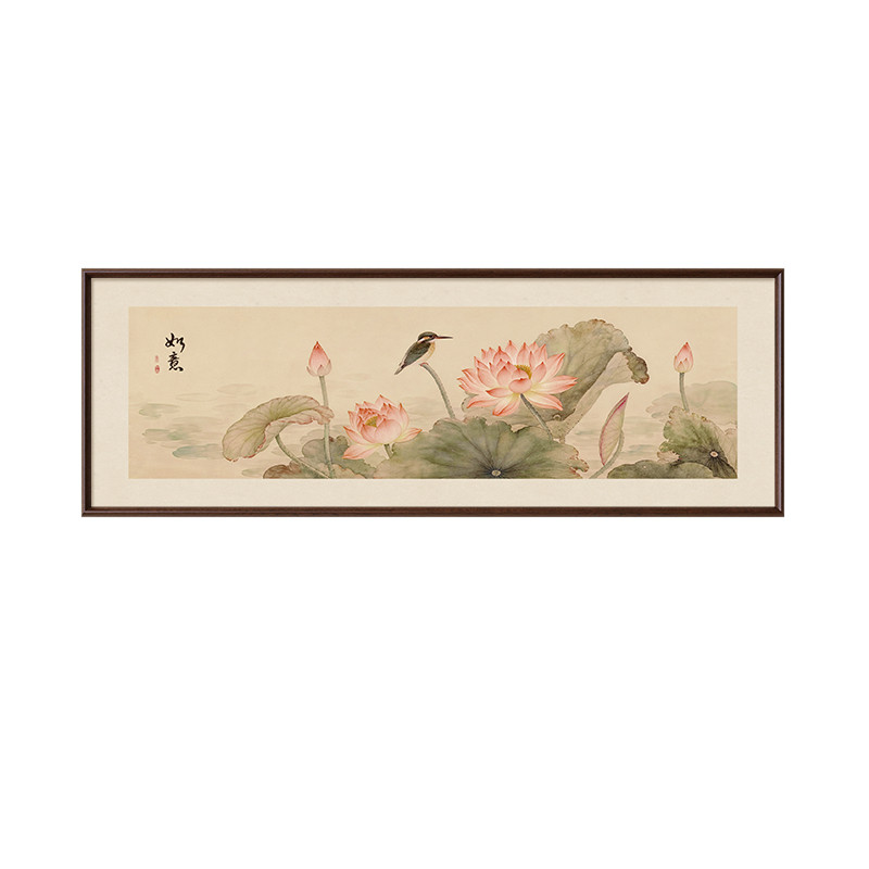 【宋氏美学】荷花图客厅装饰画