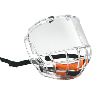 VPRO冰球头盔面罩 青少年透明玻璃面罩成人冰球运动护具装备配件