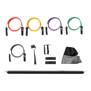 下拉训练器家庭高位下拉力绳健身弹力绳弹力带背部在家健身女器材