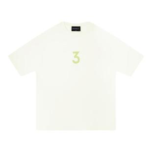 INNERSECT INN三生万物撞色T恤夏季短袖宽松简约体恤重磅字母上衣