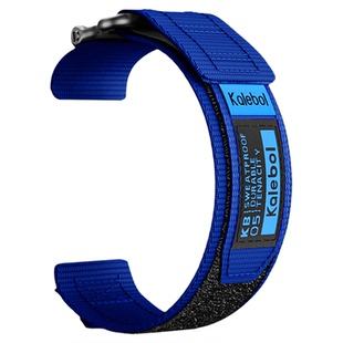 适用于西铁城蓝天使二代JY8078黑武士系列魔术贴尼龙手表带光动能