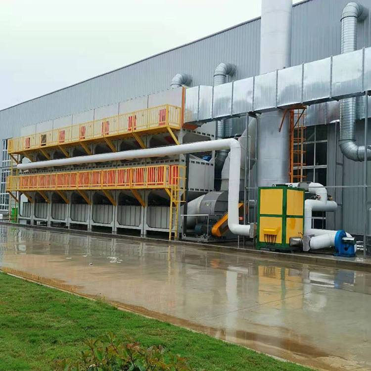 工程承接催化燃烧废气处理设备催化燃烧炉活性炭吸附一体机净化器