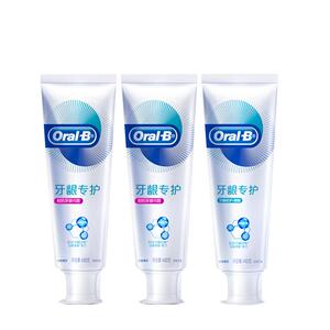 OralB氨基酸牙膏4支大容量修护牙龈清新口气