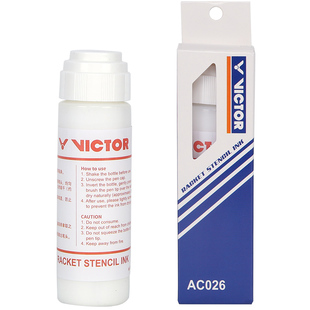 正品victor胜利威克多羽毛球球拍LOGO油墨笔标记号笔油性笔 AC026