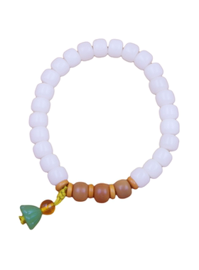 红螺送子观yin菩提念珠平安健康多娃多福莲蓬孕饰品手串抱娃娃