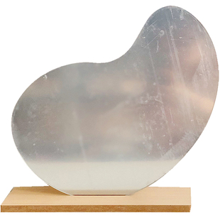 Tonight Shop 韩系简约不规则木质镜子 ins同款桌面摆件拍照道具