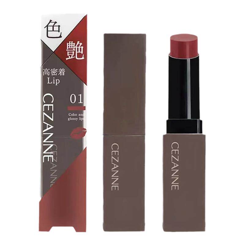 保税日本cezanne倩丽保湿滋润口红持久显色唇膏日杂感显白新品色