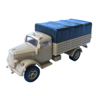 4D拼装模型1/72军事悍马越野车导弹闪电卡车模型男孩礼物免胶拼装