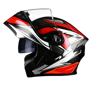 艾狮摩托车头盔男士揭面盔四季通用3c认证机车全盔带蓝牙耳机四季