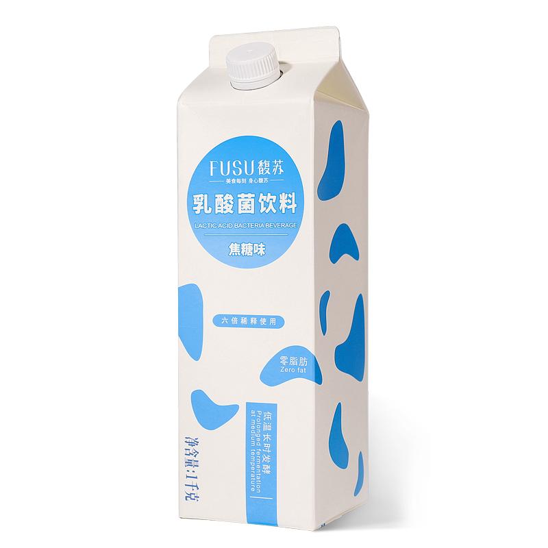 馥苏乳酸菌1kg浓缩原味发酵优酪多酸奶饮料品商用奶茶店专用原料