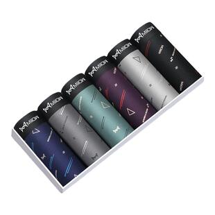 猫人男士内裤男纯棉石墨烯抑菌裆透气舒适60支平角裤高弹印花四角