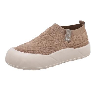 一脚蹬防滑休闲鞋舒适妈妈鞋