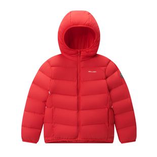 伯希和户外儿童鹅绒服男女童秋冬新轻薄保暖防风防水连帽羽绒服