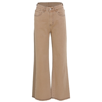 sincethen高腰直筒长裤