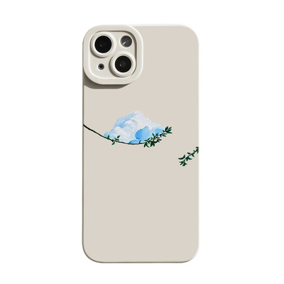 云挂柳梢头iPhone手机壳