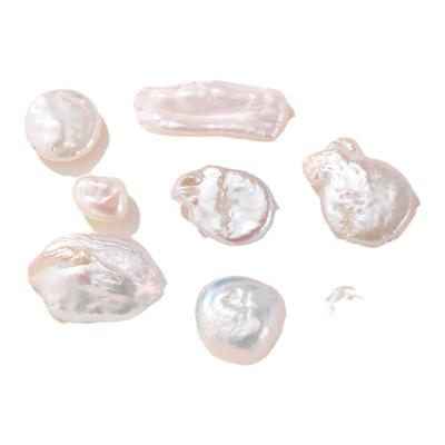 异形天然淡水巴洛克不规则通孔珍珠diy串珠散珠手链项链配件材料