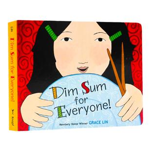 传统文化华人习俗 Dim Sum for Everyone 英文原版绘本 吴敏兰推荐 名家Grace Lin作品 Kite Flying 同系列 【送音频】