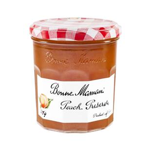 法国进口蓓妮妈妈桃子果酱370g bonne maman早餐抹面包拌酸奶果肉