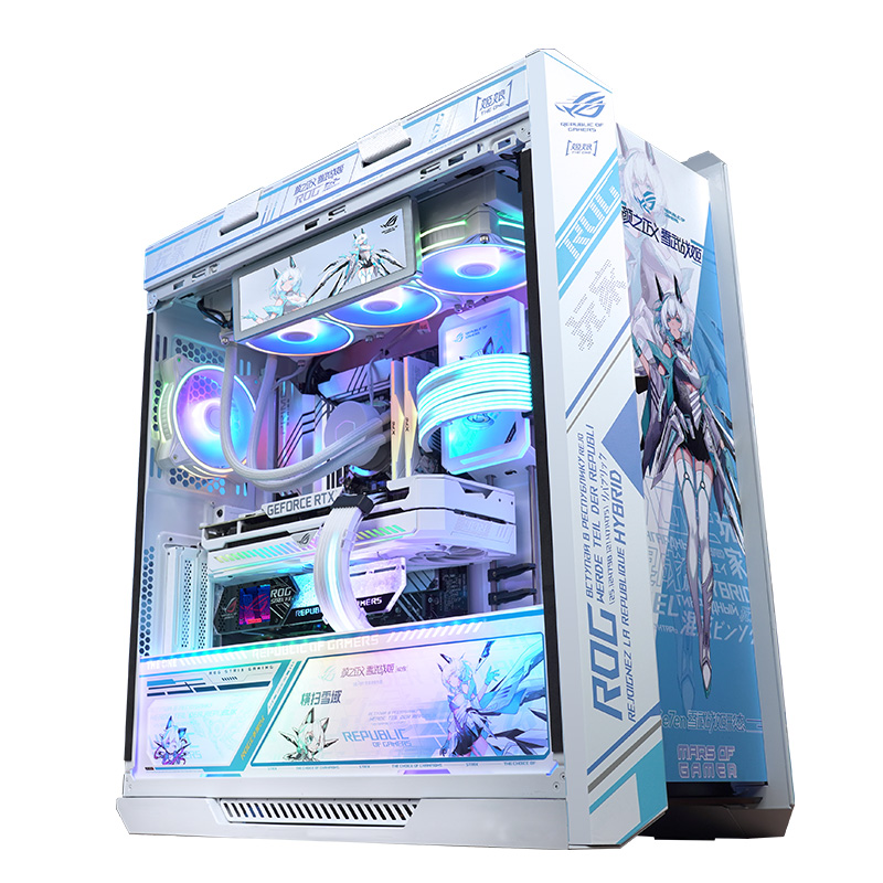 5080主机rog全家桶吹雪定制主机
