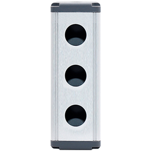 金属按钮盒防水有/无侧耳16/19/22mm铝合金开关定制45*45/2/4/6孔