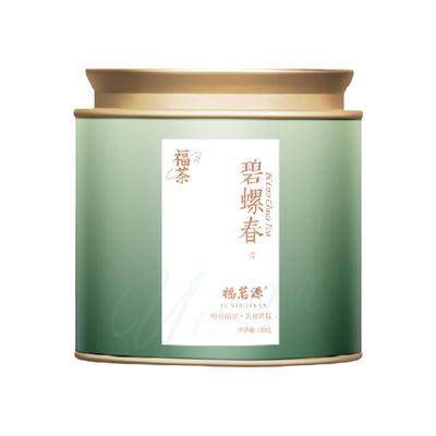 福茗源绿茶碧螺春120g2024明前新茶一级春茶嫩芽花果香浓香型罐装