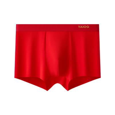 本命年红色结婚男士内裤