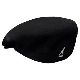 袋鼠kangol帽子泫雅同款鸭舌贝雷帽春夏网眼秋冬纯羊毛情侣贝雷帽