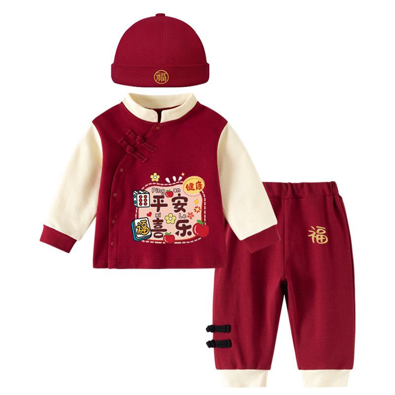 宝宝一周岁礼服春秋季套装
