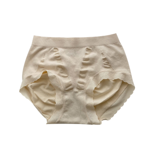 女士内裤提臀收腹女三角裤女生3D蜜桃臀翘臀无缝中高腰性感短裤