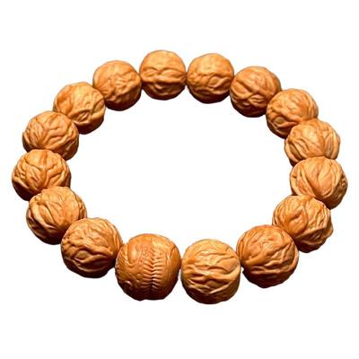 毒液猴头核桃手串高端核雕