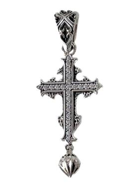 十字架吊坠s925银创意镂空