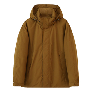 冬季重磅款 东丽DERMIZAX防风防水透湿 白鹅绒连帽羽绒服 DAD324