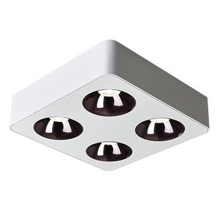 至御客厅吸顶天花灯四头方形盒子灯led斗胆格栅灯明装射灯040