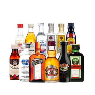 【自营】网红便利店调酒基酒套装小瓶龙舌兰威士忌朗姆酒金酒酒伴