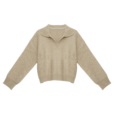 利达NEWDADADA毛衣针织衫女2024秋冬宽松外穿打底洋气上衣TDK2348