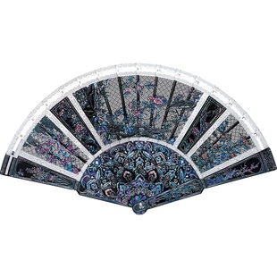 【旗舰店】拼酷疏影螺钿折扇3D立体拼图金属拼装模型玩具礼物摆件