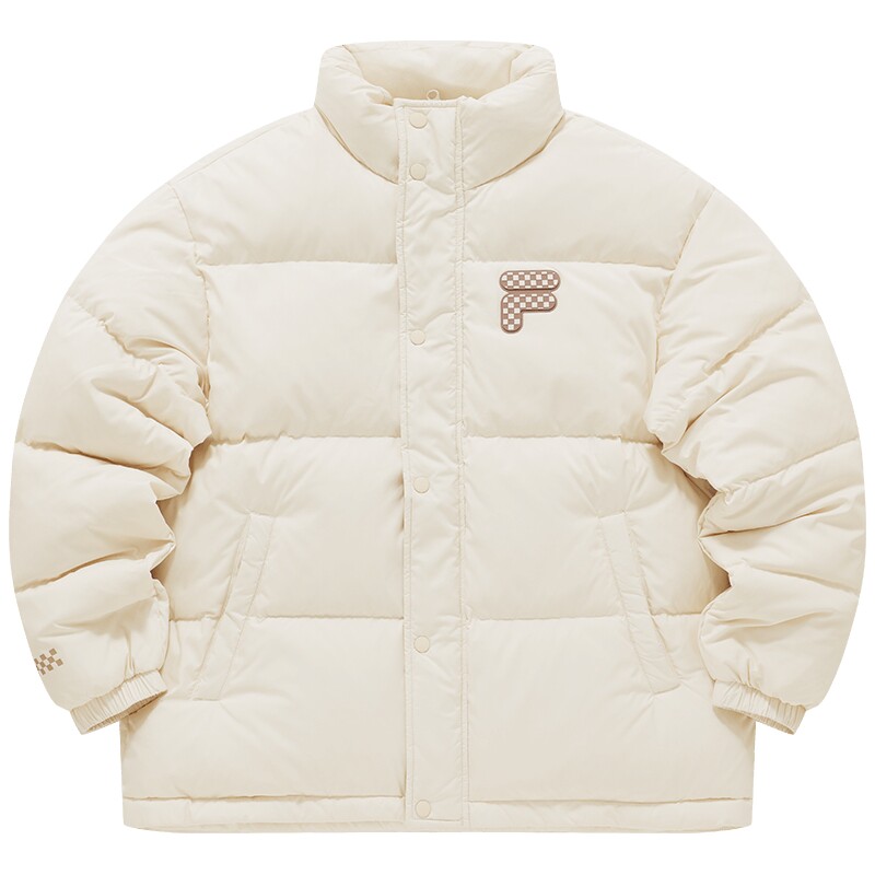 FILA FUSION斐乐潮牌情侣羽绒服女款冬季运动滑雪保暖防风外套男