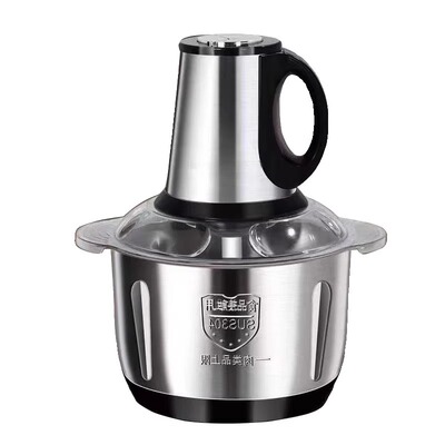 正品苏珀5升6叶刀电动绞肉机家用不锈钢多功能搅馅搅辣椒搅蒜搅馅