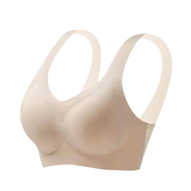 秋冬新款无痕内衣女小胸聚拢防下垂收副乳固定杯运动背心式文胸罩