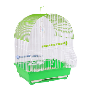 鹦鹉笼鸟笼虎皮牡丹相思珍珠文鸟笼子小型繁殖鸟笼子金属鸟笼宠物