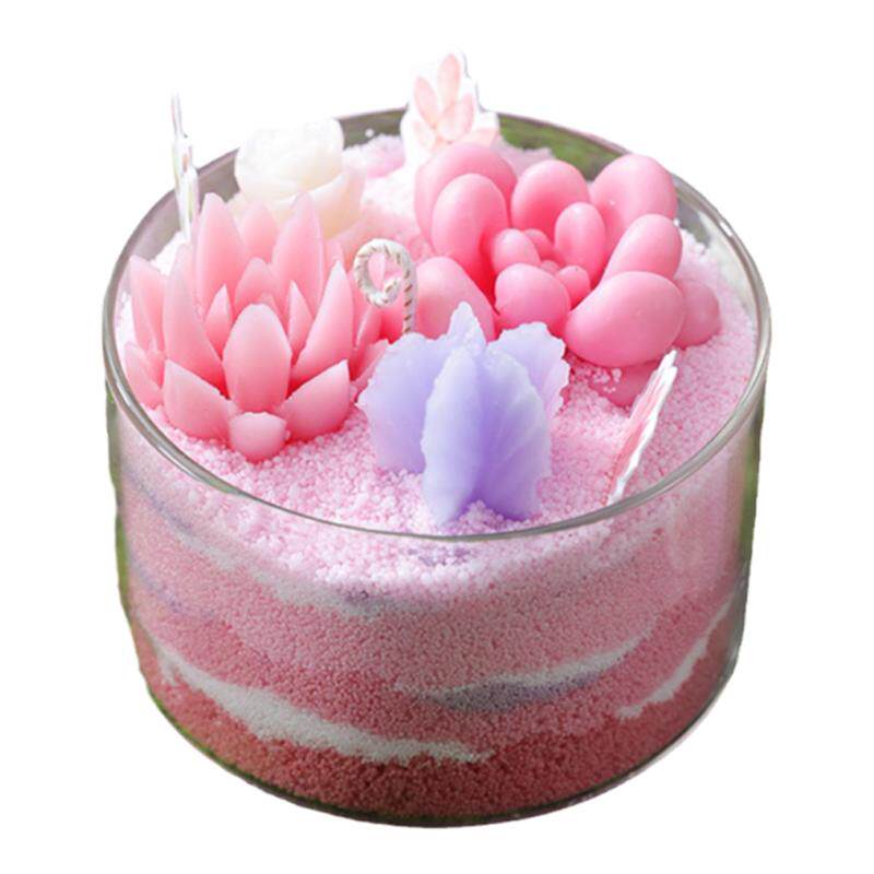 儿童节活动沙画香薰蜡烛diy手工环保艺术材料包生日礼物香薰蜡烛