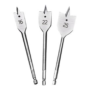 木工专用扁钻头三尖钻套装木板开孔加长电钻手枪钻孔10131619225