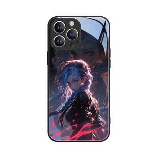 金克丝iPhone15手机壳LOL苹果16新款14ProMax英雄联盟xr暴走12mini萝莉11动漫13潮牌8plus少女xs高级感7p玻璃