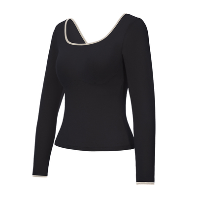 歌力诺自带胸垫德绒保暖打底上衣